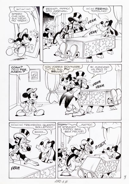 Sergio Asteriti : Topolino e il fantastico mister Magic  - Asta Leone Frollo: maestro dell'erotismo  - Associazione Nazionale - Case d'Asta italiane