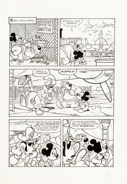 Giorgio Cavazzano : Topolino 2000  - Asta Leone Frollo: maestro dell'erotismo  - Associazione Nazionale - Case d'Asta italiane