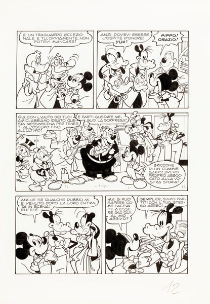 Giorgio Cavazzano : Topolino 2000  - Asta Leone Frollo: maestro dell'erotismo  - Associazione Nazionale - Case d'Asta italiane