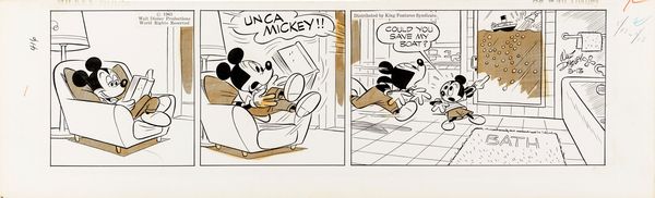 Floyd Gottfredson : Mickey Mouse  - Asta Leone Frollo: maestro dell'erotismo  - Associazione Nazionale - Case d'Asta italiane