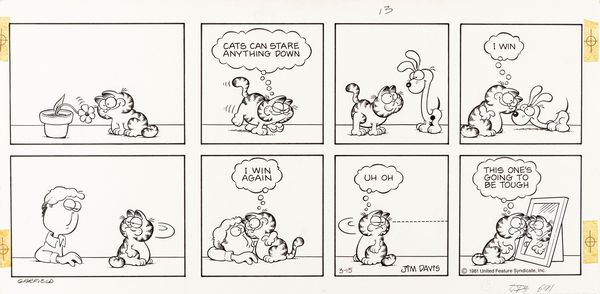 Jim Davis : Garfield  - Asta Leone Frollo: maestro dell'erotismo  - Associazione Nazionale - Case d'Asta italiane