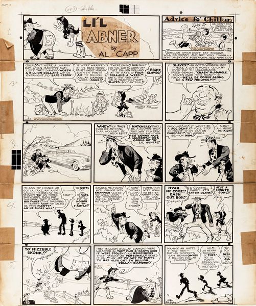 Al Capp : Li'l Abner  - Asta Leone Frollo: maestro dell'erotismo  - Associazione Nazionale - Case d'Asta italiane