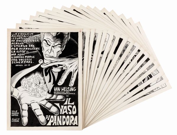 Carlo Peroni : Van Helsing: Detective del soprannaturale - Il vaso di Pandora  - Asta Leone Frollo: maestro dell'erotismo  - Associazione Nazionale - Case d'Asta italiane