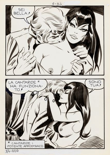 Leone Frollo : Lucifera - Sabba  - Asta Leone Frollo: maestro dell'erotismo  - Associazione Nazionale - Case d'Asta italiane