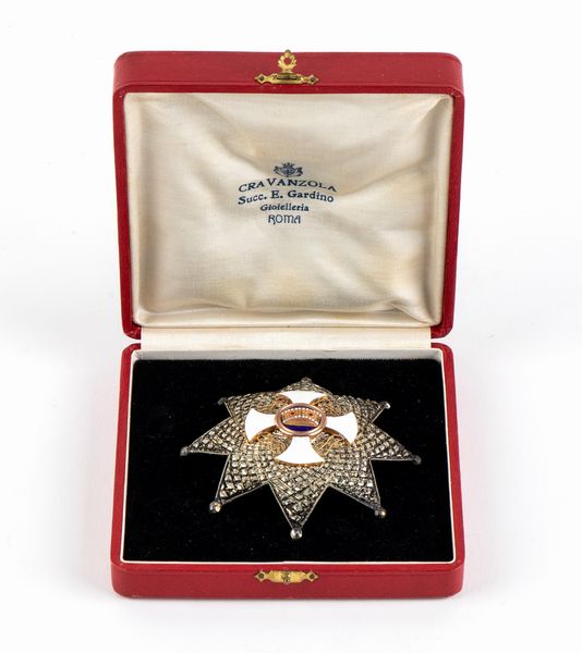 Ordine della Corona d'Italia, Croce da Grandufficiale  - Asta Militaria, Ordini cavallereschi, Napoleonica - Associazione Nazionale - Case d'Asta italiane
