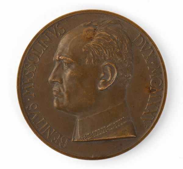 Medaglia in bronzo  - Asta Militaria, Ordini cavallereschi, Napoleonica - Associazione Nazionale - Case d'Asta italiane