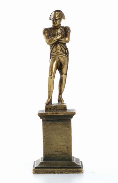 piccolo bronzo di Napoleone su colonna  - Asta Militaria, Ordini cavallereschi, Napoleonica - Associazione Nazionale - Case d'Asta italiane