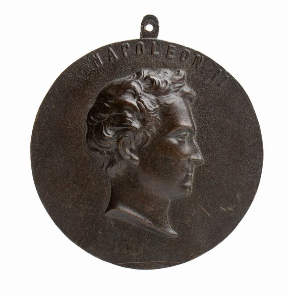 Placchetta in bronzo raffigurante Napoleone II  - Asta Militaria, Ordini cavallereschi, Napoleonica - Associazione Nazionale - Case d'Asta italiane