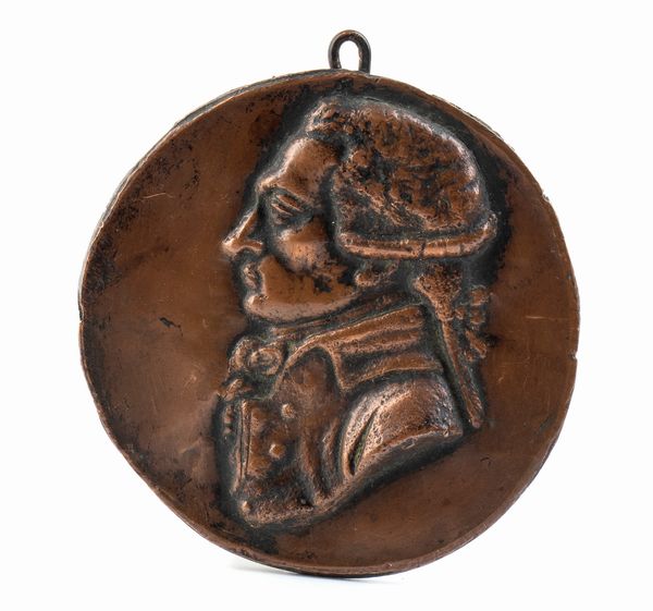 Placca in rame raffigurante Robespierre  - Asta Militaria, Ordini cavallereschi, Napoleonica - Associazione Nazionale - Case d'Asta italiane