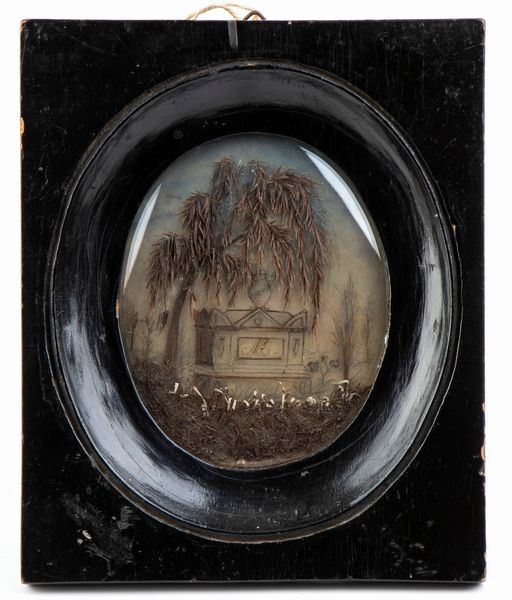 Miniatura con cornice in legno rappresentante la tomba di Napoleone a SantElena  - Asta Militaria, Ordini cavallereschi, Napoleonica - Associazione Nazionale - Case d'Asta italiane