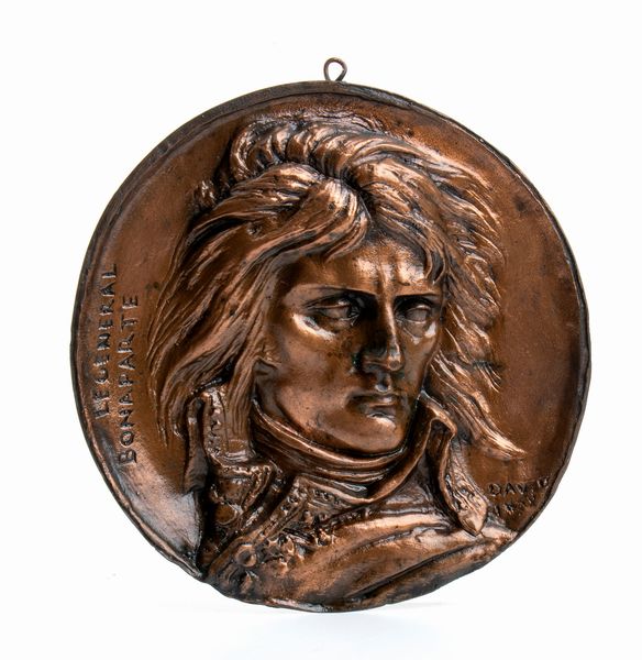 Grande placca in rame raffigurante il Generale Napoleone  - Asta Militaria, Ordini cavallereschi, Napoleonica - Associazione Nazionale - Case d'Asta italiane