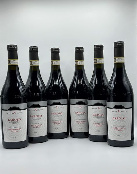 Cascina Adelaide, Barolo del Comune di Serralunga d'Alba, 2016  - Asta Vini Rossi: grandi etichette d'Italia e Francia. Con una selezione di vini bianchi e champagne - Associazione Nazionale - Case d'Asta italiane