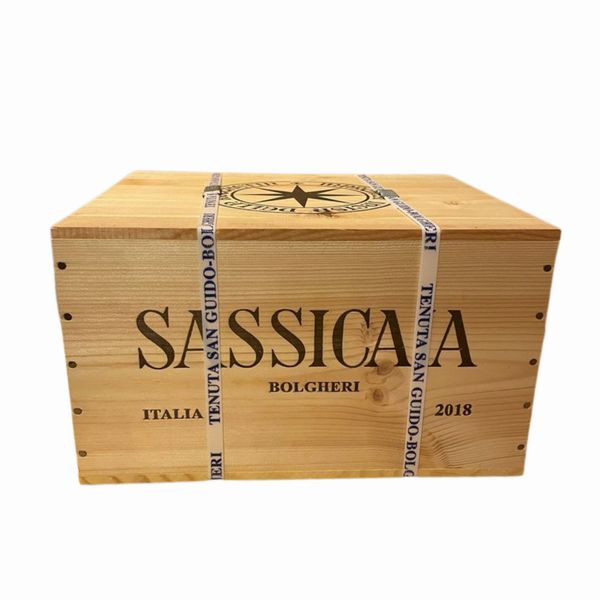 Tenuta San Guido, Sassicaia 2018  - Asta Vini Rossi: grandi etichette d'Italia e Francia. Con una selezione di vini bianchi e champagne - Associazione Nazionale - Case d'Asta italiane