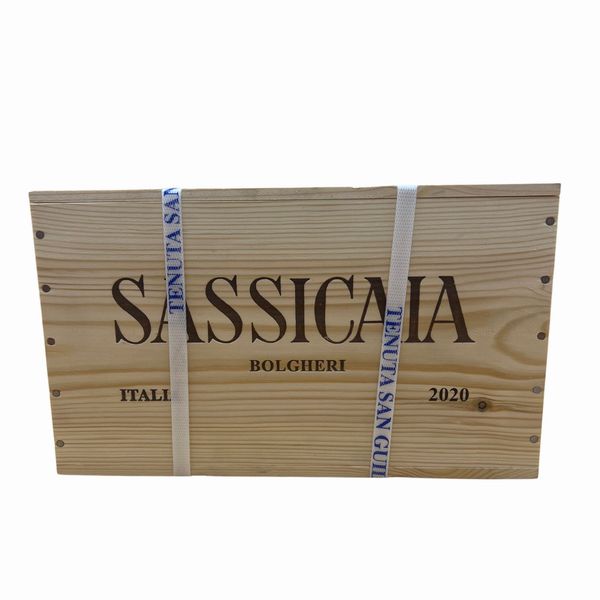 Tenuta San Guido, Sassicaia 2020  - Asta Vini Rossi: grandi etichette d'Italia e Francia. Con una selezione di vini bianchi e champagne - Associazione Nazionale - Case d'Asta italiane