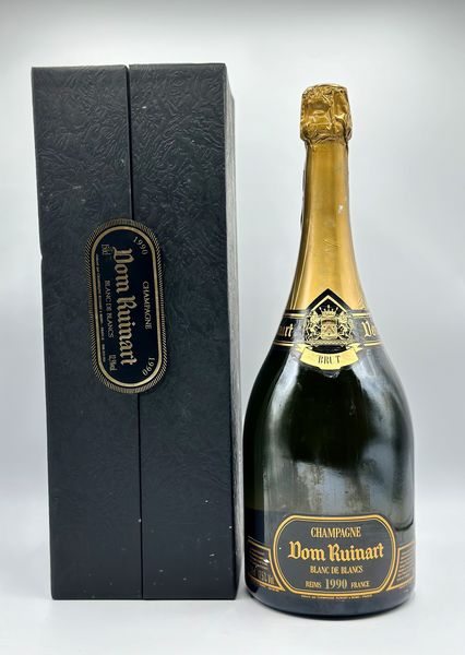 Dom Ruinart, Blanc de blanc 1990, 1990  - Asta Vini Rossi: grandi etichette d'Italia e Francia. Con una selezione di vini bianchi e champagne - Associazione Nazionale - Case d'Asta italiane