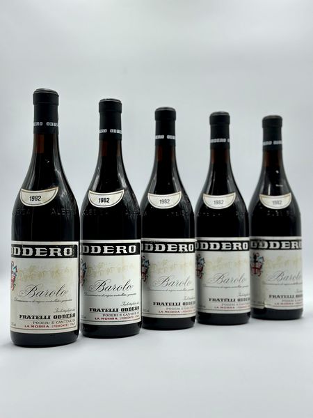 Fratelli Oddero, Barolo, 1982  - Asta Vini Rossi: grandi etichette d'Italia e Francia. Con una selezione di vini bianchi e champagne - Associazione Nazionale - Case d'Asta italiane