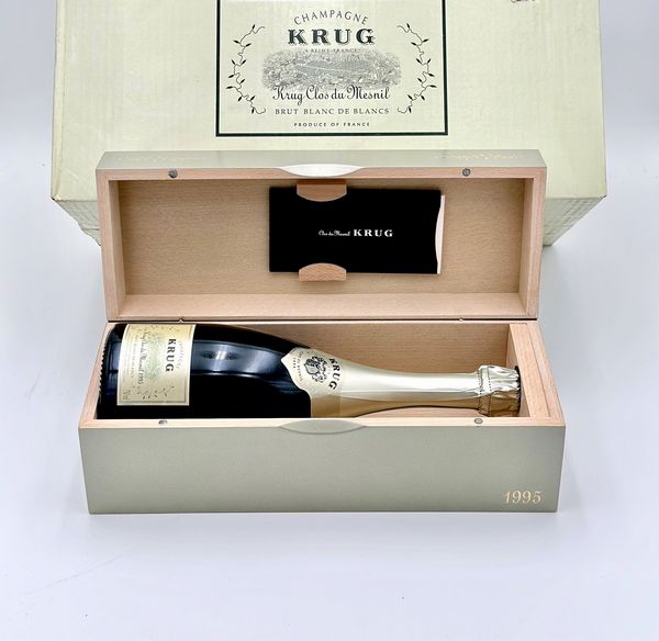 Krug, Clos Du Mesnil 1995, 1995  - Asta Vini Rossi: grandi etichette d'Italia e Francia. Con una selezione di vini bianchi e champagne - Associazione Nazionale - Case d'Asta italiane