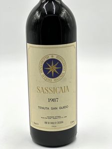 Tenuta San Guido, Sassicaia, 1987  - Asta Vini Rossi: grandi etichette d'Italia e Francia. Con una selezione di vini bianchi e champagne - Associazione Nazionale - Case d'Asta italiane