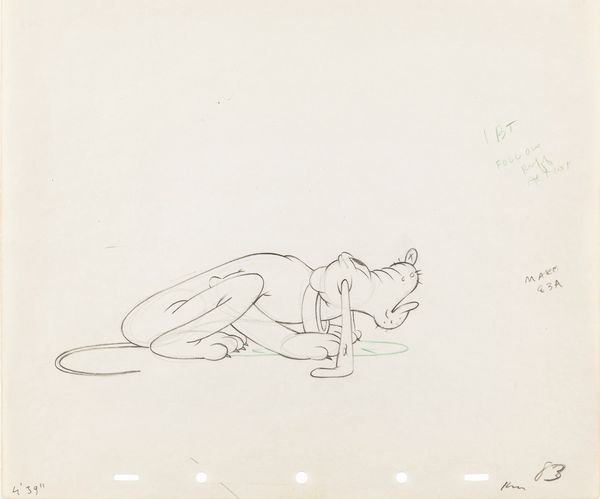 Studio Disney : Pluto eroe nazionale (Society Dog Show)  - Asta Fumetti: Tavole e Illustrazioni Originali - Associazione Nazionale - Case d'Asta italiane
