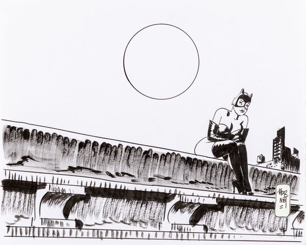 Jordi Bernet : Catwoman  - Asta Fumetti: Tavole e Illustrazioni Originali - Associazione Nazionale - Case d'Asta italiane