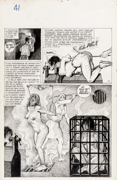 Georges Pichard : Madoline  - Asta Fumetti: Tavole e Illustrazioni Originali - Associazione Nazionale - Case d'Asta italiane