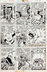 John Buscema - Fantastic Four - In One World-And Out the Other!