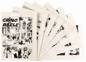 Arturo Del Castillo : Caino e Abele  - Asta Fumetti: Tavole e Illustrazioni Originali - Associazione Nazionale - Case d'Asta italiane