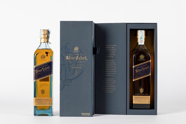 Scozia : Johnnie Walker Blue Label (2 BT)  - Asta Distillati da Collezione - Associazione Nazionale - Case d'Asta italiane