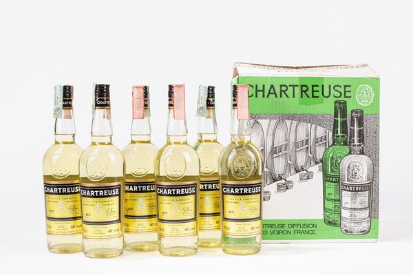 FRANCIA : CHARTREUSE JAUNE (6 BT)  - Asta Distillati da Collezione - Associazione Nazionale - Case d'Asta italiane