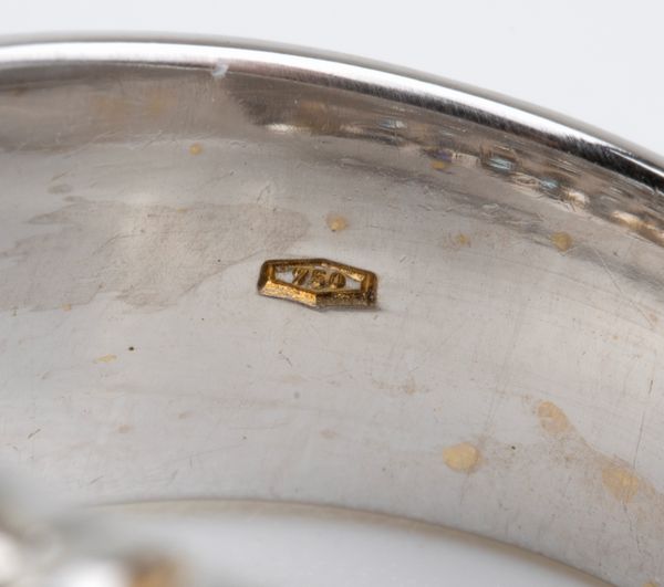 Anello in oro e diamanti  - Asta Gioielli, Orologi e Penne - Associazione Nazionale - Case d'Asta italiane