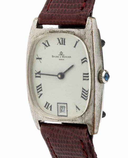 Baume & Mercier : Orologio da polso da uomo in acciaio  - Asta Gioielli, Orologi e Penne - Associazione Nazionale - Case d'Asta italiane