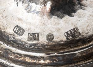 Goblet russo in argento  - Asta Argenti, avori, coralli e altri oggetti d'arte provenienti da importanti collezioni private - Associazione Nazionale - Case d'Asta italiane