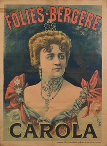 Jules  Chéret - Folies Bergere, Carola