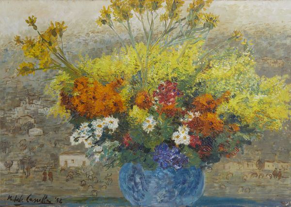 CASCELLA MICHELE (1892 - 1989) : FIORI DELL'ORTO, 1954  - Asta X:\ANCA\2023\ANCA MATERIALE DATA ENTRY\Capitolium\453 - Associazione Nazionale - Case d'Asta italiane