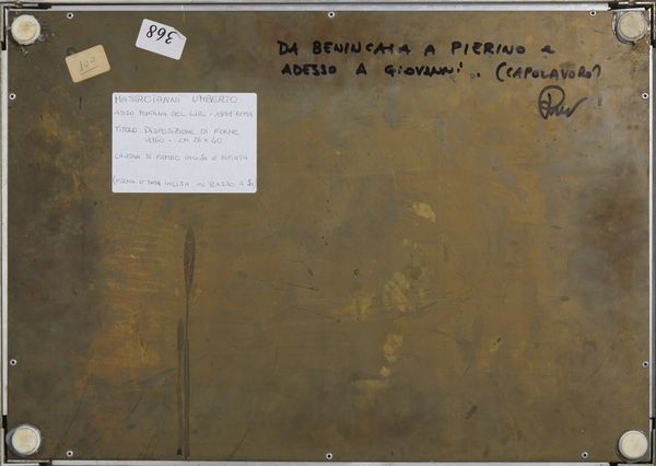 MASTROIANNI UMBERTO (1910 - 1998) : DISPOSIZIONE DI FORME N.2, 1960  - Asta X:\ANCA\2023\ANCA MATERIALE DATA ENTRY\Capitolium\453 - Associazione Nazionale - Case d'Asta italiane