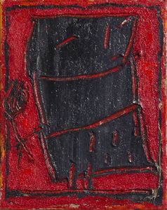 ASVERI GIANFRANCO (n. 1948) - ELEMENTO PER COMPOSIZIONE, FIGURINA, 1990