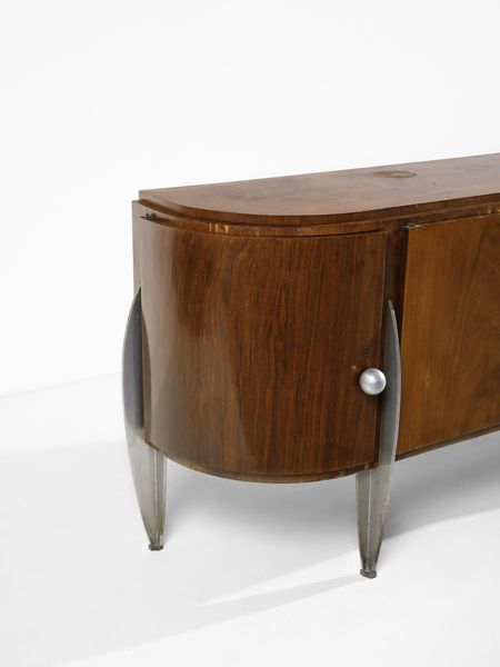 DUFET MICHEL (1888 - 1985) : Credenza demi-lune a quattro ante  - Asta Asta 455 | DESIGN E ARTI DECORATIVE DEL NOVECENTO Tradizionale - Associazione Nazionale - Case d'Asta italiane