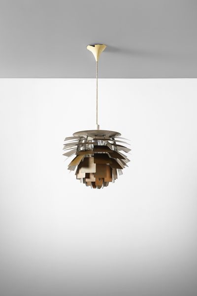 HENNINGSEN POUL (1894 - 1967) : Lampada a sospensione mod. PH Artichoke per Louis Poulsen, Danimarca  - Asta Asta 455 | DESIGN E ARTI DECORATIVE DEL NOVECENTO Tradizionale - Associazione Nazionale - Case d'Asta italiane