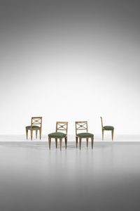 STACCHINI ULISSE (1871 - 1947) - nello stile di. Quattro sedie