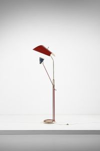 LELII ANGELO (1911 - 1979) : Lampada da terra per Arredoluce, Monza  - Asta Asta 455 | DESIGN E ARTI DECORATIVE DEL NOVECENTO Tradizionale - Associazione Nazionale - Case d'Asta italiane