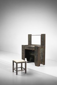MAGGIONI GINO (1898 - 1955) - Mobile da toeletta con sgabello per Atelier di Varedo