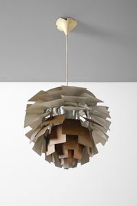 HENNINGSEN POUL (1894 - 1967) : Lampada a sospensione mod. PH Artichoke per Louis Poulsen, Danimarca  - Asta Asta 455 | DESIGN E ARTI DECORATIVE DEL NOVECENTO Tradizionale - Associazione Nazionale - Case d'Asta italiane