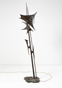 CAPPELLO CARMELO (1912 - 1996) : Lampada da terra-scultura  - Asta Asta 455 | DESIGN E ARTI DECORATIVE DEL NOVECENTO Tradizionale - Associazione Nazionale - Case d'Asta italiane