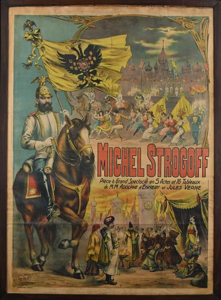 Louis  Galice : Michel Strogoff  - Asta La Collezione Enrico e Antonello Falqui. Di padre in figlio una vita nell'arte. - Associazione Nazionale - Case d'Asta italiane