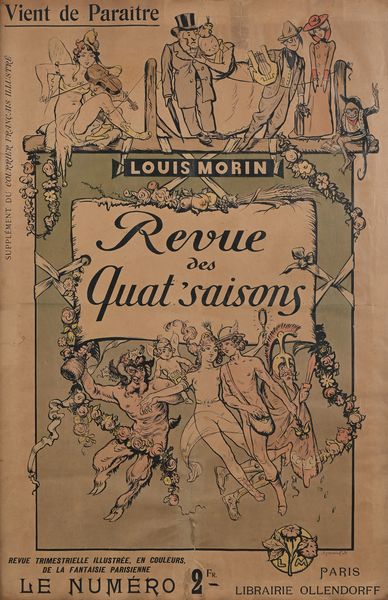 Louis  Morin : 236 - Louis Morini, Reymond, Reveu des Quat Saison  - Asta La Collezione Enrico e Antonello Falqui. Di padre in figlio una vita nell'arte. - Associazione Nazionale - Case d'Asta italiane