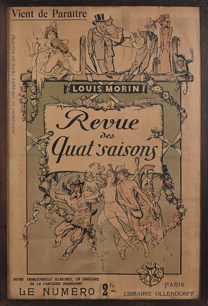 Louis  Morin : 236 - Louis Morini, Reymond, Reveu des Quat Saison  - Asta La Collezione Enrico e Antonello Falqui. Di padre in figlio una vita nell'arte. - Associazione Nazionale - Case d'Asta italiane