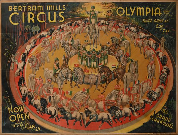 Bertram Mills' Circus at Olympia Grand Hall  - Asta La Collezione Enrico e Antonello Falqui. Di padre in figlio una vita nell'arte. - Associazione Nazionale - Case d'Asta italiane