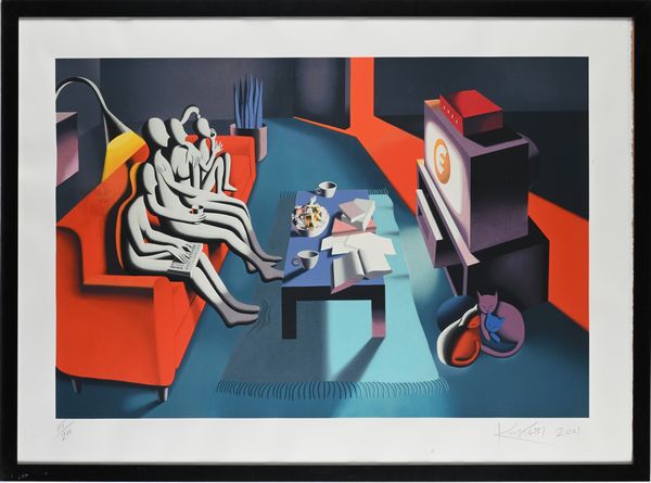 Mark Kostabi : Einstein Multimedia  - Asta La Collezione Enrico e Antonello Falqui. Di padre in figlio una vita nell'arte. - Associazione Nazionale - Case d'Asta italiane