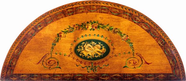 Coppia di consoles a mezza luna in satinwood, Regno Unito, Edoardo VII (1901 - 1910)  - Asta La Collezione Enrico e Antonello Falqui. Di padre in figlio una vita nell'arte. - Associazione Nazionale - Case d'Asta italiane