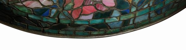 Tiffany Studios New York : Lampada da tavolo telescopica Peony  - Asta La Collezione Enrico e Antonello Falqui. Di padre in figlio una vita nell'arte. - Associazione Nazionale - Case d'Asta italiane